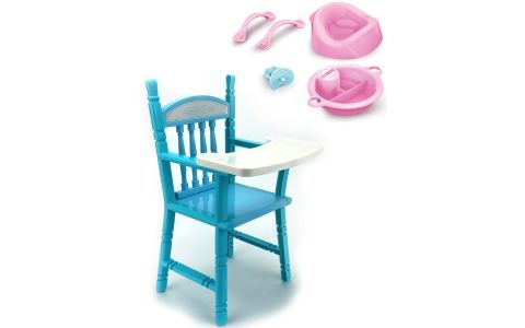 Stolička skladacia pre bábätko s doplnkami 30cm