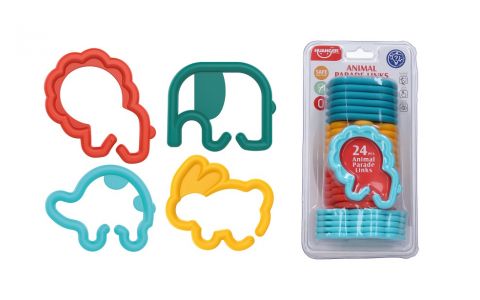 Krúžky spojovacie zvieratká 24ks