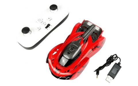 Auto antigravitačné červené RC na diaľkové ovládanie 15 cm