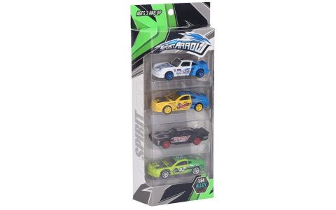 Auto kovové sada 4 ks/7cm