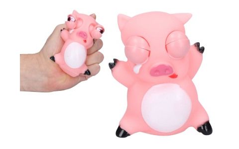 Stláčacie zvieratko Prasiatko 8cm