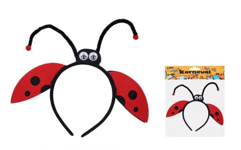 Čelenka lienka karnevalový doplnok