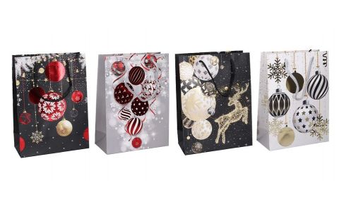 Vianočná darčeková taška 18x24x8cm