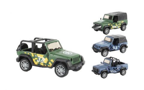 Auto vojenské kovové 11cm