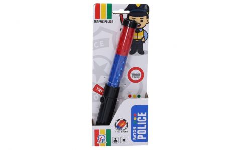 Policajná smerovka so svetlom 22cm