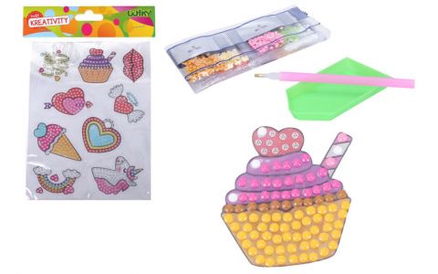 Kreatívny set diamond samolepky
