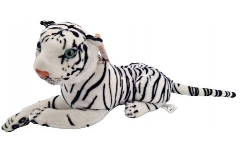 Tiger biely plyšový 30cm