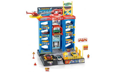 Parkovací dom s výťahom a vrtuľníkom 37cm