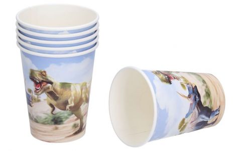 Poháre Dinosaurus 250ml/6ks