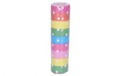 Párty serpentíny bodky 4m