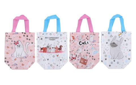 Taška netkaná textília 22cm