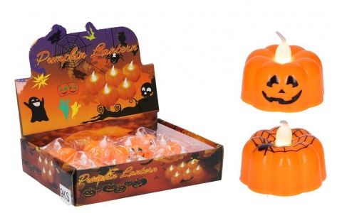 Tekvica svietiaca halloween 4,5cm