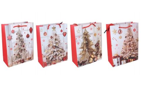 Vianočná darčeková taška 18x24x8cm