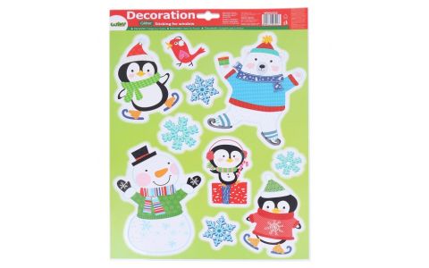 Vianočná nálepka na okno 59x21cm