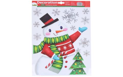 Vianočná nálepka na okno 29x41cm-