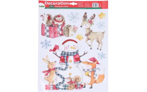 Vianočná nálepka na okno 29x41cm