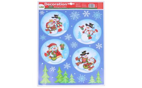 Vianočná nálepka na okno 29x41cm