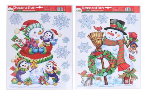 Vianočná nálepka na okno 29x41cm