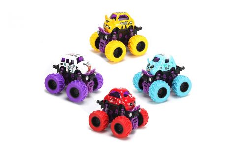 Auto kovové zvieratko 9cm - náhodné