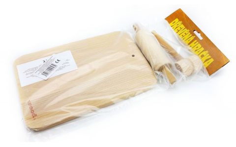 Kuchynské pomôcky z dreva 3ks