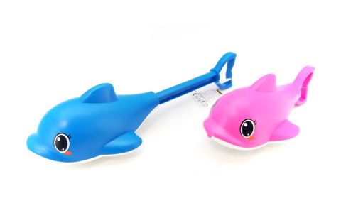 Vodná pištoľ delfín 20cm - modrá