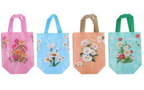 Darčeková taška netkaná textília 24cm - modrá