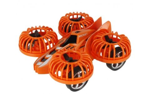 Dron na kolieska 13cm - čierna