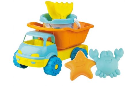 Nákladné auto so sadou do piesku Crazy Fish 36cm