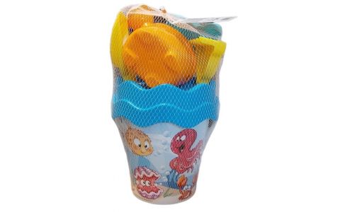 Androni Kýblik do piesku set Rybičky 6ks 30cm