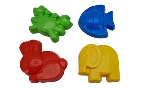 Sada formičiek do piesku zvieratká 4ks