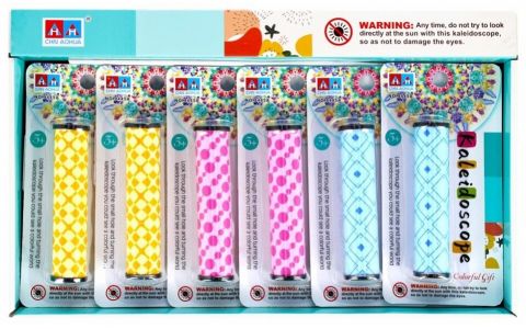 Kaleidoskop mini 10cm - žltá