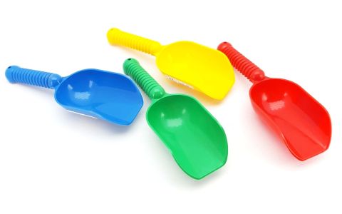 Lopatka plastová 23cm - žltá