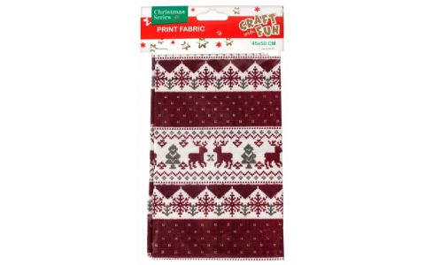 Látka vianočná dekorácia 45x50cm