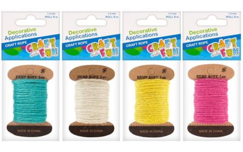 Šnúrka ozdobná mix farieb