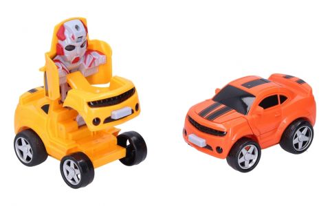 Autorobot na zotrvačník 11cm - žltá