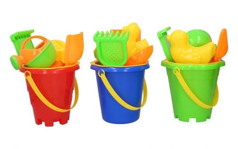 Sada do piesku 7ks - modrá