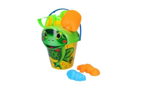 Sada do piesku Veľký kýblik zvieratká 6ks - náhodné