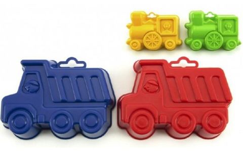 Formička do piesku vláčik 13cm - žltá