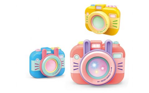 Fotoaparát s efektmi 9x11cm - žltá