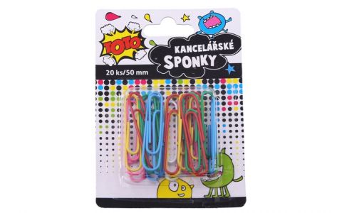 Kancelárske sponky 50mm 20ks