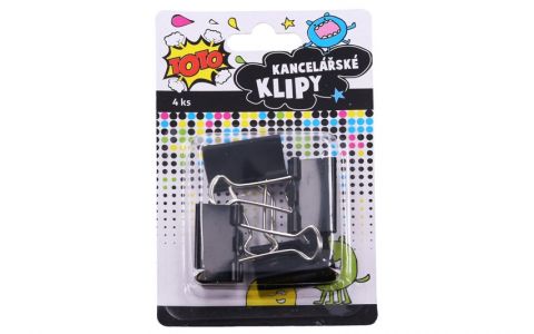 Klipy kancelárske 4ks