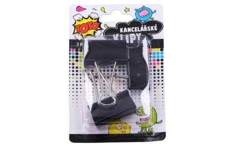 Klipy kancelárske 3ks