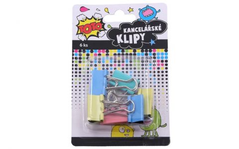 Klipy kancelárske 6ks Klipy kancelárske 6ks