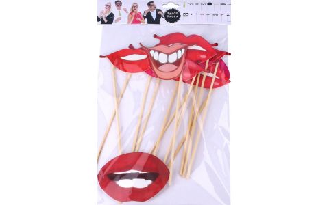 Fotorekvizity karnevalový doplnok 12ks