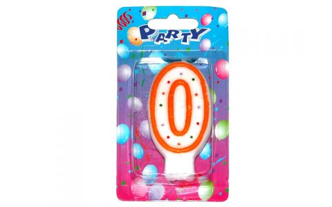 Tortové sviečky s bodkami č. 0