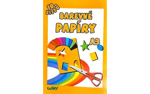 Papier farebný A3, 10 listov