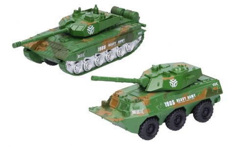 Tank kovový 16cm - náhodné