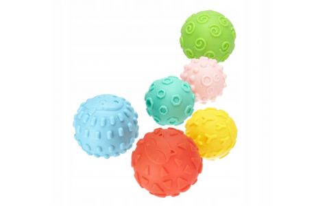 BamBam Loptičky senzorické sada 6ks