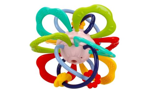 BamBam Guľa Hrýzatko/hrkálka kvet 12cm BamBam Guľa Hrýzatko/hrkálka kvet 12cm