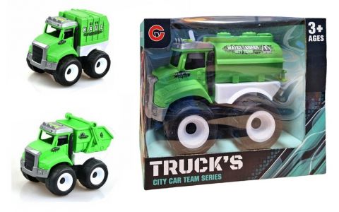 Auto upratovacie s efektmi 16,5cm - smetiarske auto